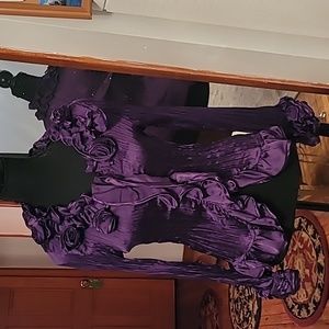 Gorgeous purple blouse.